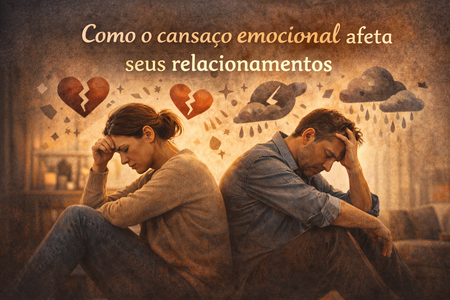 Como o cansaço emocional afeta seus relacionamentos
